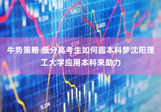 牛势策略 低分高考生如何圆本科梦沈阳理工大学应用本科来助力
